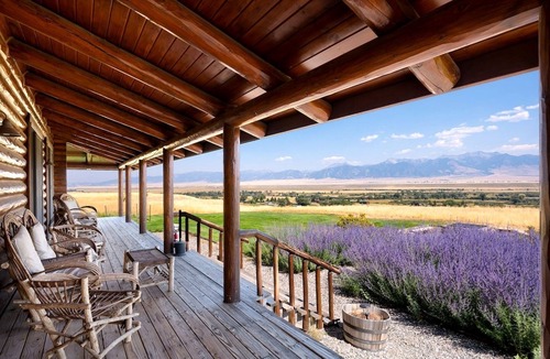 Shining Mountains Cabin | Intimate Off-Grid Cabin with Fire Pit and Mountain Views in Montana