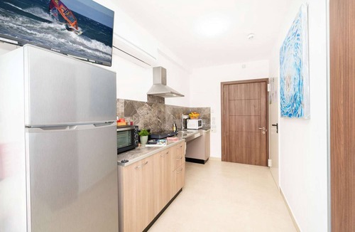 Qawra Apartment | Islet Promenade Studio with Hot Tub and Sea View