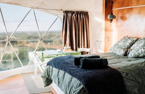 Te Akau Cabin | Isolated Dome Ideal for a Romantic Getaway in Rangiriri, New Zealand