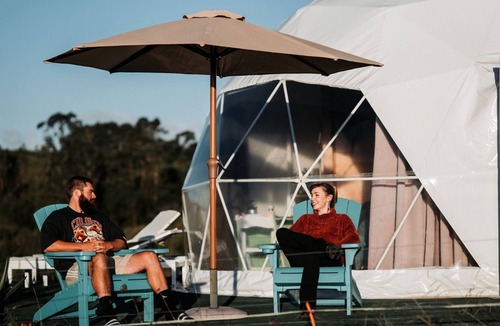 Te Akau Cabin | Isolated Dome Ideal for a Romantic Getaway in Rangiriri, New Zealand