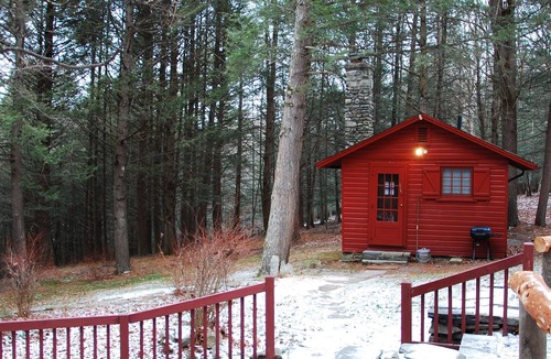 Milford Cabin | Isolated Knotty Pine Charming Cabin w/Stone Fireplace on 575 Acre Preserve