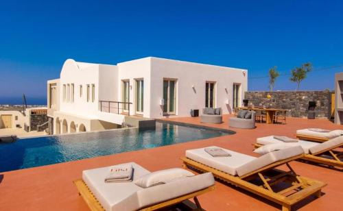Santorini Villa | Isv Two-Bedroom Villa With Private Pool Caldera View Santorini