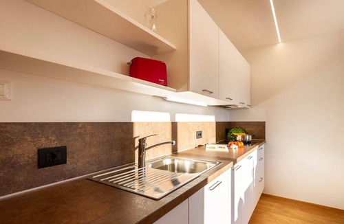 Castelrotto Apartment | Apartment “Haus Lohengrin - Ferienwohnung 3” with Mountain View