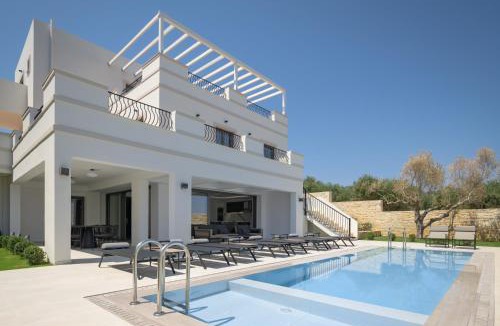 Perama Villa | Ivory Villa, Pool, Heated SpaWhirlpool, Sauna & Gym, By ThinkVilla