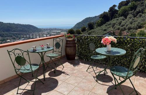 Camporosso Apartment | Jacuzzi, Sea View, Two Large Exclusive Terraces