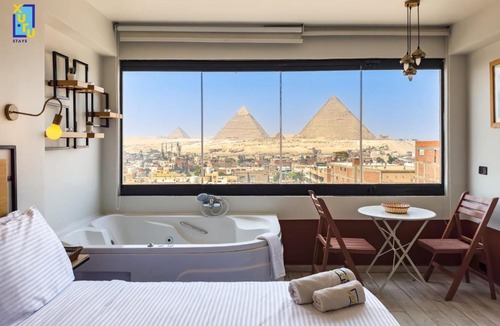 Al Haram Apartment | Jacuzzi Studio By The Historic Pyramids Apt4