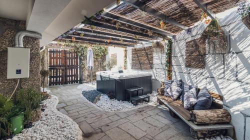 Bouro Villa | Jacuzzy Luxury Geres Stone House Villa