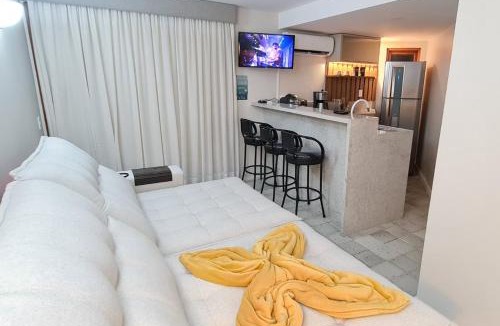 Jatiuca Apartment | JATIÚCA SUITES RESORT - Flat FRENTE MAR