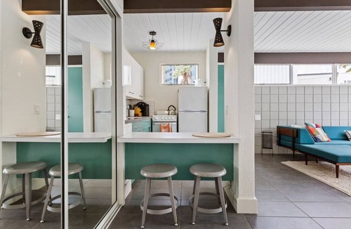 Twin Palms Condo | Jewel Box Mid-Century Bungalow at Ocotillo Lodge