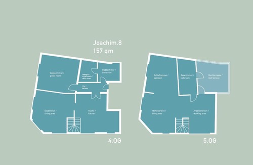 Mitte Apartment | Joachim 8 Maisonette Apartment by Suite030
