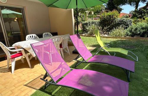 Les Hauts de Canet Apartment | JolieT2 ,RDC,piscine,clim,parking,tennis ,Canet en Roussillon