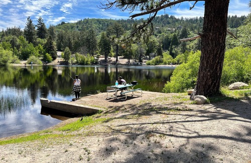 Arrowbear Lake Cabin | Just remodeled the cabin everything is brand new in HOMES AND GARDENS MAGAZINE