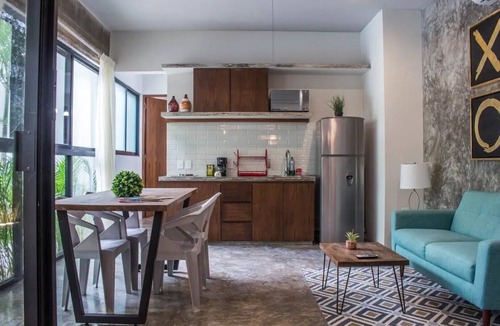 Tulum Condo | K7 - Pool view/Stylish Decor/Private Terrace