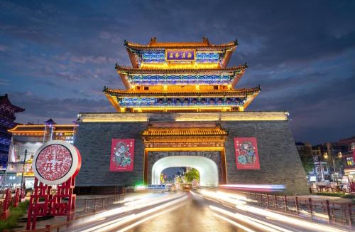Shunhe Hui District Hotel | Kaifeng Drum Tower Square, Qingming Riverside Landscape Garden, Manxin Hotel