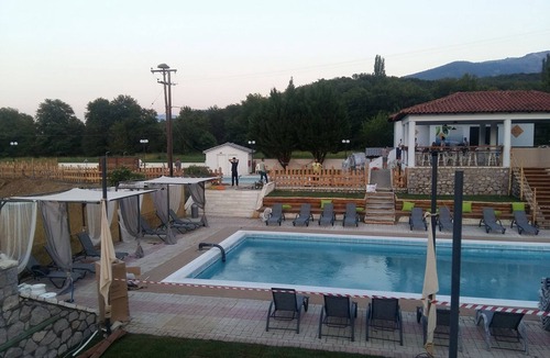 Karpenisi Ski Chalet | kedra Village wooden chalet in the mountain me iamatika loytra with thermal spas