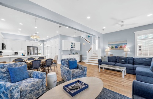 Sunnyside House | Keep Calm and Carillon: Spacious Family Beach Home Close to Beach Walkover