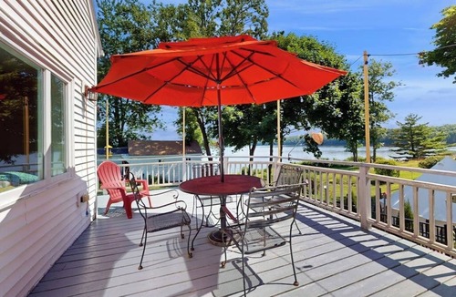 Bath House | Kennebec View- Charming Cape-style House with Panoramic River Views and Modern Amenities