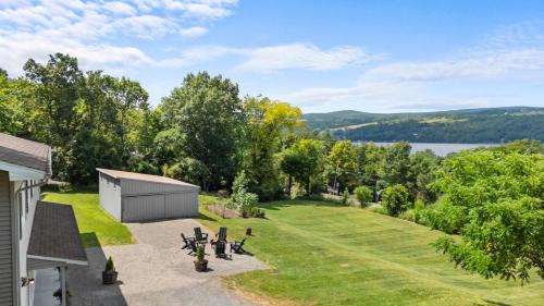 Hammondsport House | Keuka Wine Trail Lake View Suite & Private Fire Pit