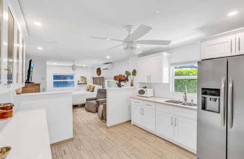 Twin Lakes House | Key Largo Canalfront Home w/Boat Lift, Swim Spa, Tiki Hut & Game Room