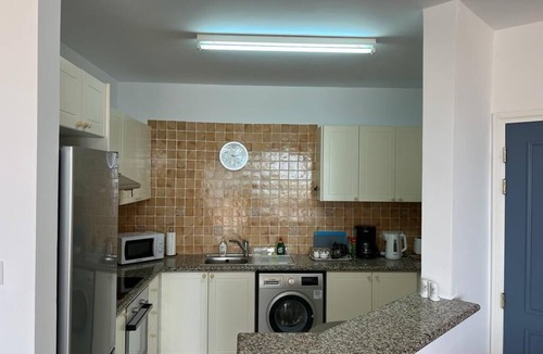 Paphos Apartment | Kings Palace: Spacious 2BR with Sea Views and Large Patio