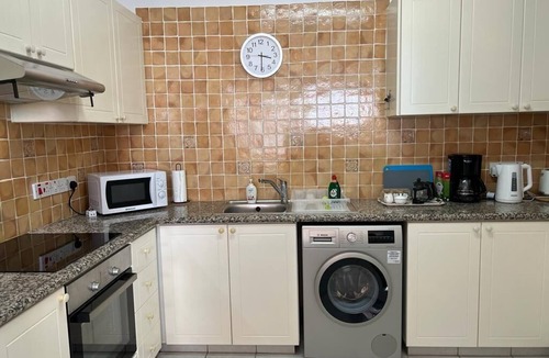 Paphos Apartment | Kings Palace: Spacious 2BR with Sea Views and Large Patio