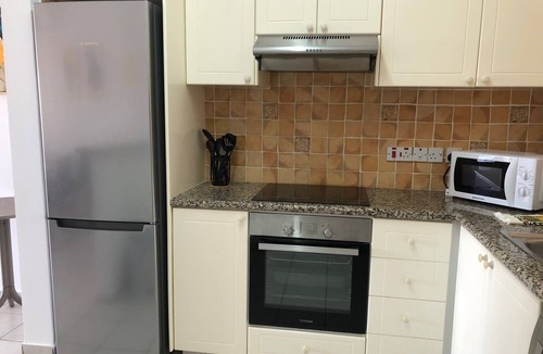 Paphos Apartment | Kings Palace: Spacious 2BR with Sea Views and Large Patio