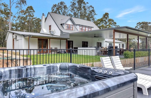 Kitchener House | Kitchener Country Estate with Pool Hot Tub on private acres that sleeps up to 18