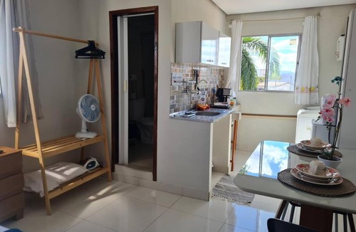 Vila Regina Apartment | kitnet 201 central com ar condicionado e tv smart