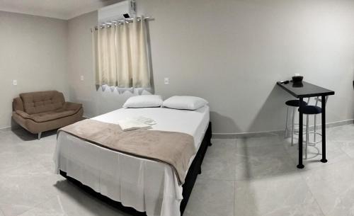 Sorocaba Apartment | Kitnet Moderna com Ar e Vaga Privativa Coberta