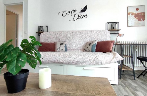 Evreux Apartment | L'Eure au Soleil Studio avec balcon, parking gratuit & Wi-Fi