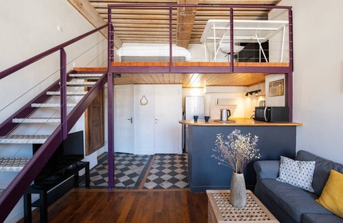 Croix Rousse Apartment | L'Indigo- Typical Canut Style - Croix Rousse 4 pax