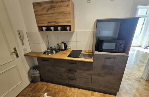 Zentrum-Sued Apartment | L-Zentrum: Great balcony studio south of downtown