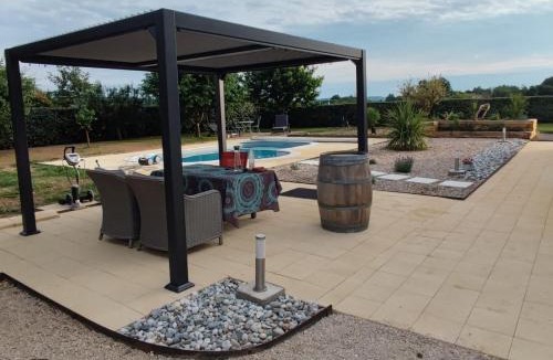 Cours-de-Pile House | La Bastide avec piscine privée, pétanque et climatisation