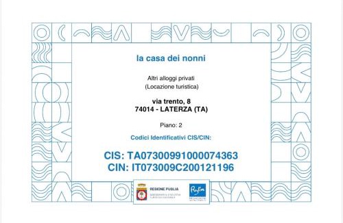 Laterza Apartment | La casa dei nonni secondo piano