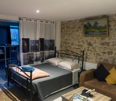 Capdenac Apartment | La casa du port, Chambres, suite privée, appartement avec vue sur la rivière