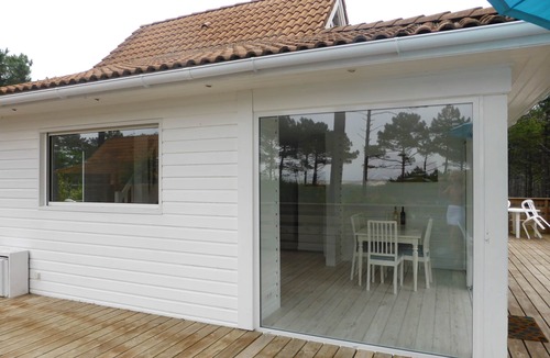 Le Porge Ski Chalet | La Jenny Colibri Chalet with Ocean Views in Naturiste Village