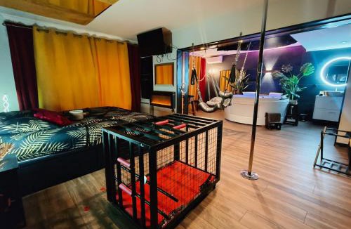 Le Piol Apartment | La loveroom bdsm de Nice " la chambre luxe des désirs "