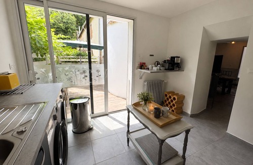 Quimperle House | LA MAISON D'ALPHONSE 4* Terrace & garden - River access, historic center