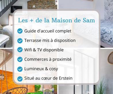 Erstein Apartment | La Maison de Sam - Centre Ville - Terrasse Privée - Proche Parking Gratuit - Europa-park
