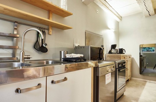 Gertwiller Apartment | La Maisonnette - loft with round bed in wine house - sleeps 4