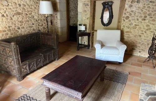 Salon House | La Périgourdine du Bourg Salon-piscine-sauna