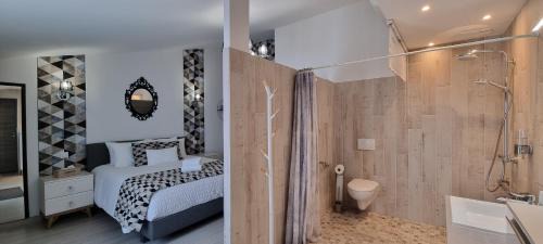 Gauriaguet Bed & Breakfast | La Perle studio avec kitchenette et jacuzzi