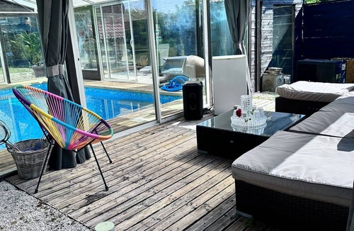 Lainsecq House | La pompagne 12 people private heated pool