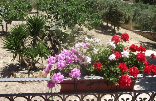 Sciacca Apartment | La Rosa Rossa apartment in villa with garden and wonderful panoramic view