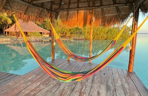 Bacalar House | Lagoon-front Villa Bacalar - Private Beach & Dock