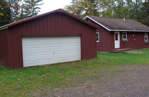 Bergland Cabin | Lake front cabin close to UTV/ATV and snowmobile trails.