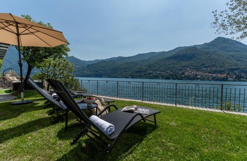 Carate Urio House | Lake Front Villa Giulia! Hot Tub, Lake access, gym
