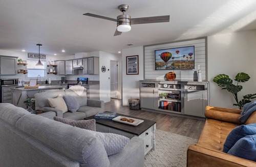 Desert Hills House | Lake Havasu 3BR Home w/Boat Parking, Lake Views + Snowbird Long-Term Welcome