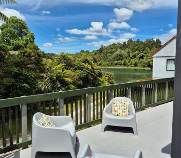 Okere Falls House | Lake House and Studio - Lake Rotoiti Holiday Home