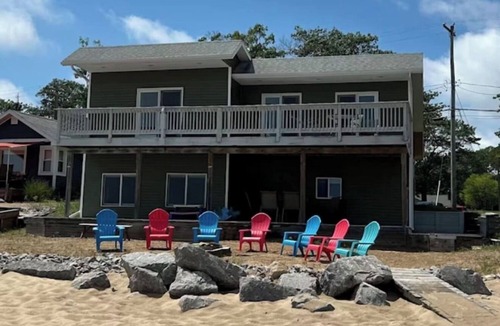 Oscoda House | Lake Huron Beachfront · Game Room · Sleeps 10
